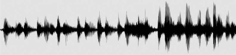 fichier audio - forme d'onde