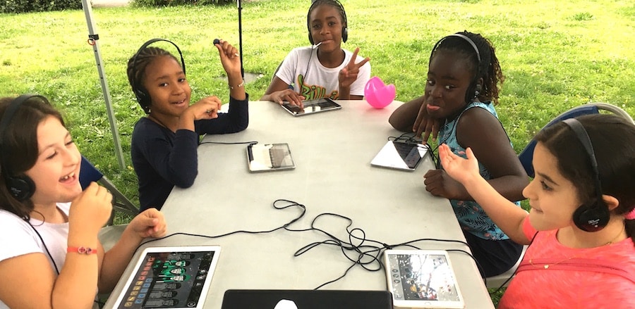 apprendre la musique : un atelier de musique sur ipad pour enfants