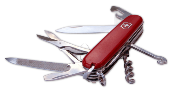 abonnement intégral : le couteau suisse original avec toutes ses lames et ses outils